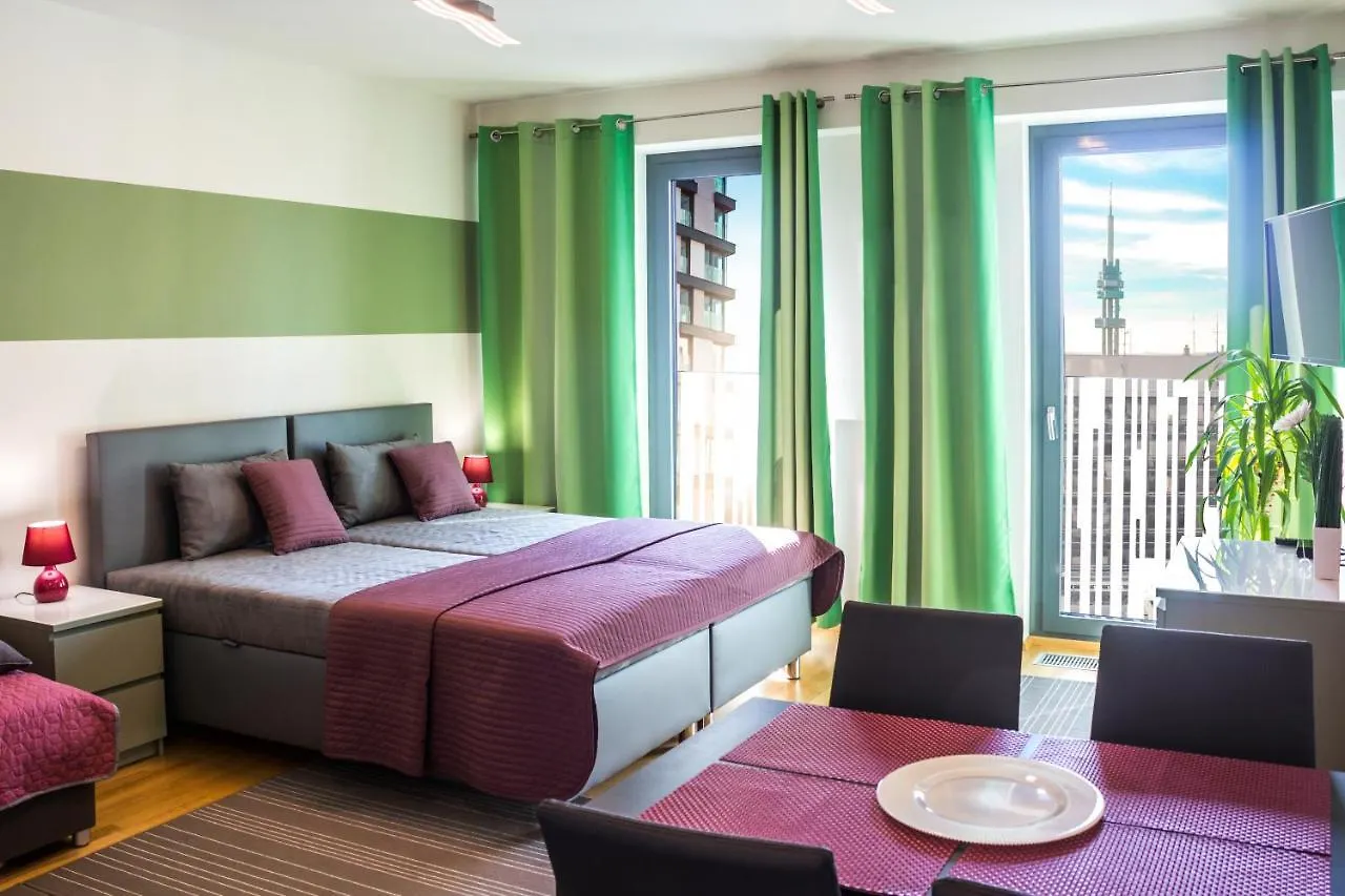 Prague Apartment In Residential Tower - Parking 0*,