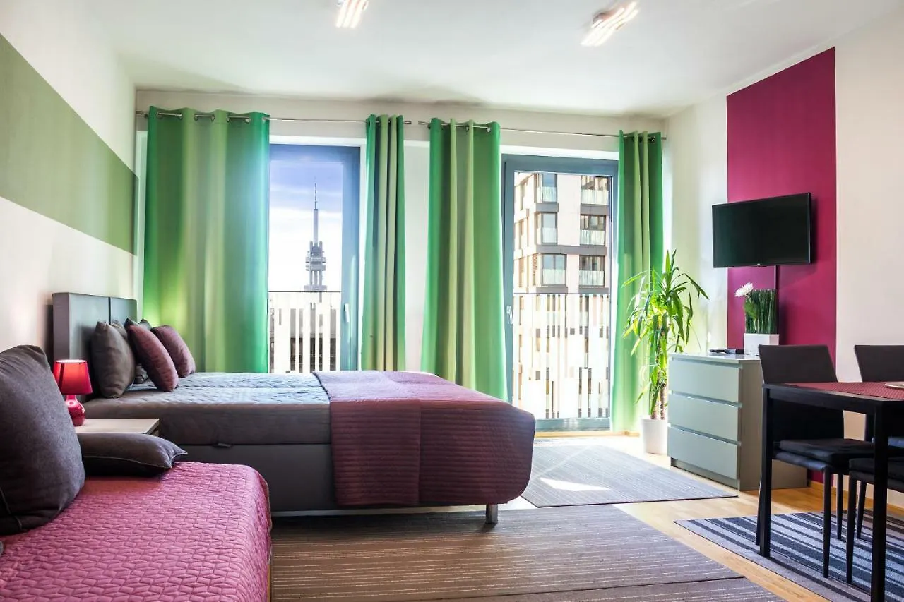 Prague Apartment In Residential Tower - Parking location