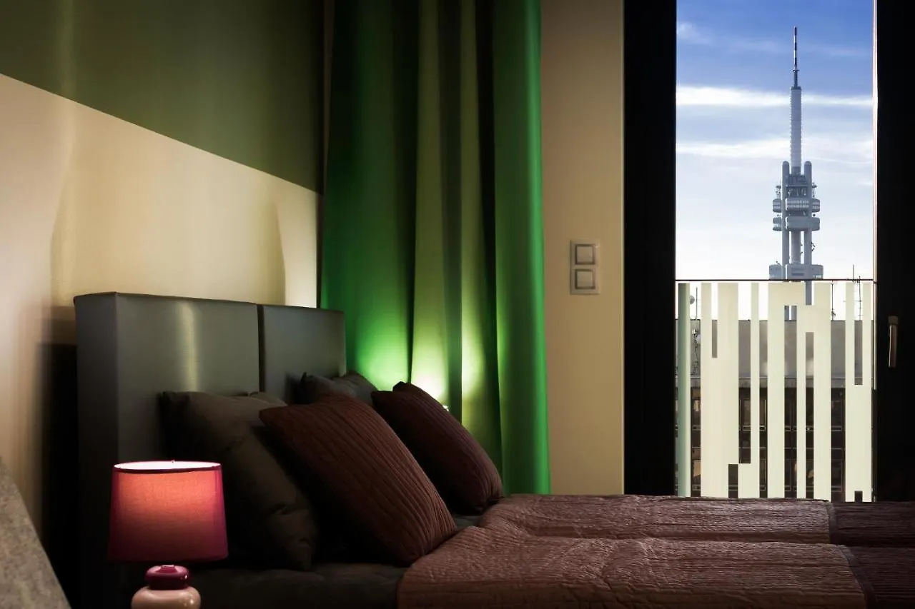 Prague Apartment In Residential Tower - Parking