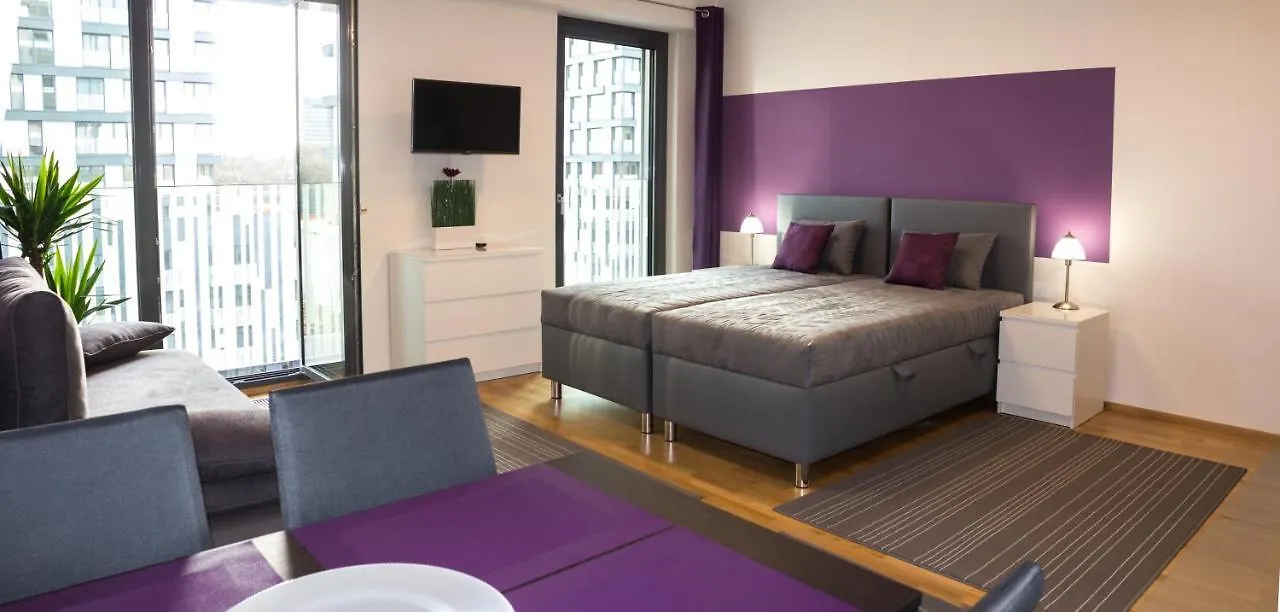 Prague Apartment In Residential Tower - Parking
